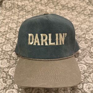 Green and Tan 'Darlin'' Cap
